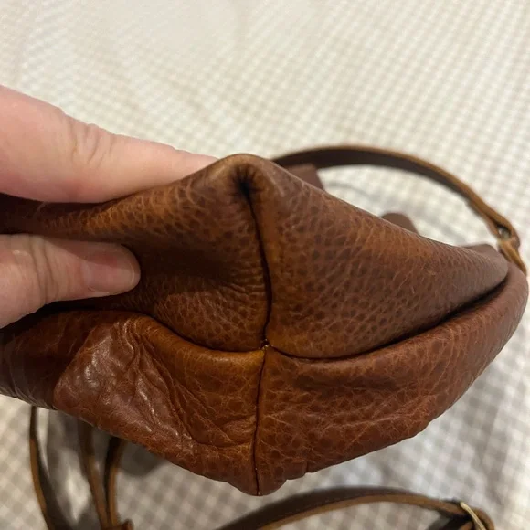 Brown Leather Bucket Bag - Picture 4 of 8